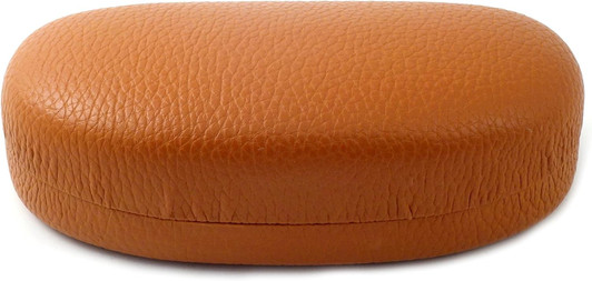 Image 1 of Wholesale Bulk Lot of Simple Hard Eyeglass/Sunglass Case in Brown for Large & Wraparound Frames HC-7