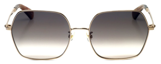 Front View of Kate Spade ELOY/F/S 35J Women's Sunglasses in Rose Gold/Grey Pink Gradient 59 mm