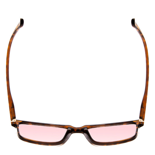 Top View of Medspex L2007 C2 Tortoise FL-41 Pink Anti-Migraine Reduce Light Sensitive Glasses