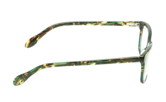 Side View of Ernest Hemingway H4694 Unisex Eyeglasses in Tortoise/Emerald Green 53mm