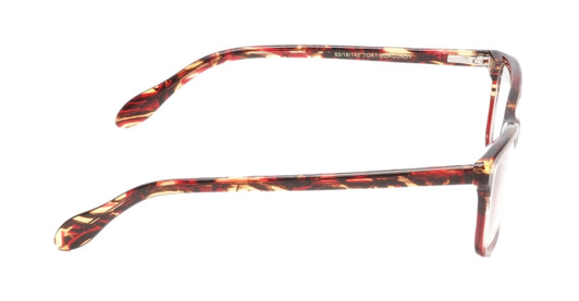 Side View of Ernest Hemingway H4694 Unisex Eyeglasses in Tortoise/Burgundy Red 53mm Custom Lens