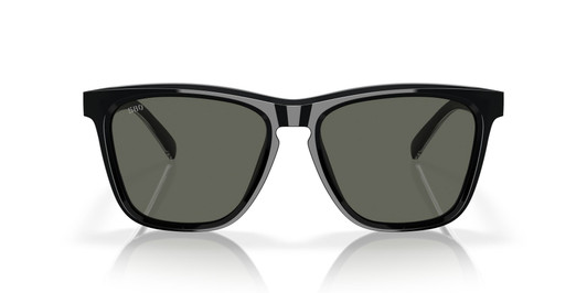 Front View of Costa Del Mar Ulu Unisex Cateye Sunglasses Black Silver/Polarized Gray 580G 56mm