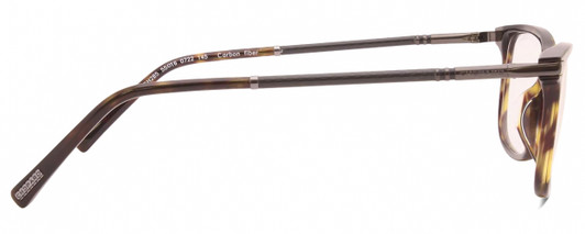 Side View of Chopard 23KT Gold Plated VCH285-0722 Unisex Reading Glasses Tortoise Havana 55mm