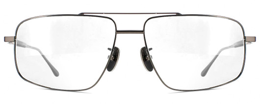 Front View of Chopard SCHF21M-568P Titanium Mens Glasses in Black Gunmetal 60mm Rx-Progressive