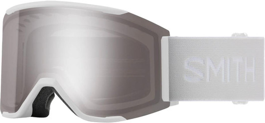 Primary image of Smith Optics Squad MAG Unisex Snow Winter Goggle - White Vapor, ChromaPop Sun Platinum Mirror