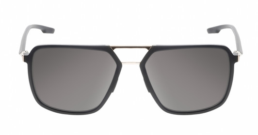 Front View of Porsche Design P8934 Unisex Pilot Designer Sunglasses Grey/Polarized Smoke 59 mm