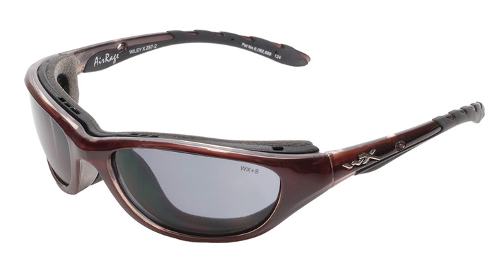 Wiley X Rx Airrage Climate Control Sport Sunglass in Metallic Plum Purple
