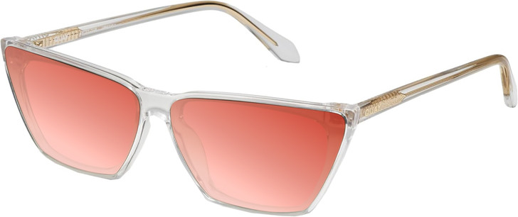 QUAY Bad Habit Women's Cat Eye Polarized Sunglasses Clear 65mm CHOOSE LENS COLOR