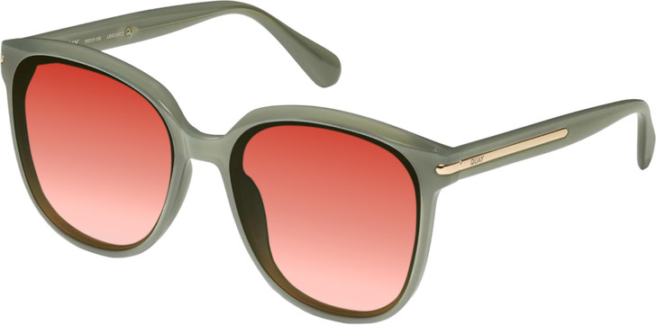QUAY Rent Free Women Panthos Polarized Sunglasses Jade Green 59mm 4 LENS OPTIONS