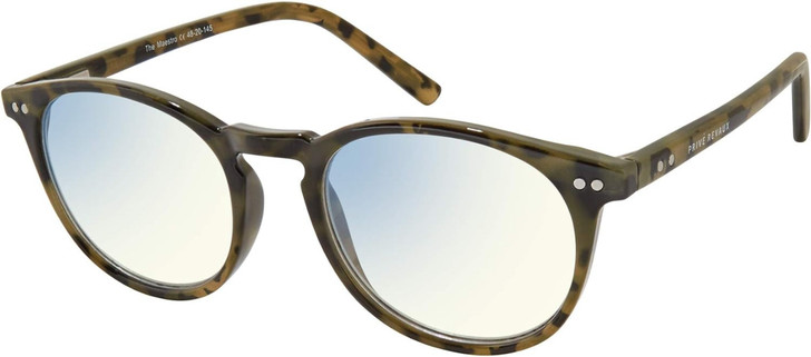 Prive Revaux Maestro Blue Light Blocking Eyeglasses Champagne Tortoise ...
