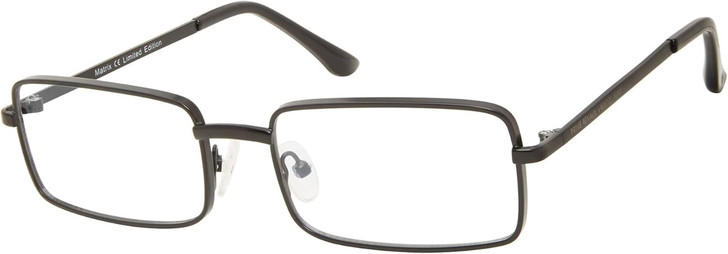Prive Revaux Matrix Rectangular Blue Light Blocking Eyeglasses Caviar Black 55mm