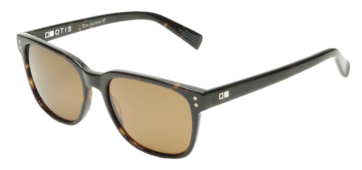 OTIS Test of Time X Unisex Square Sunglasses Eco Havana/Brown Polarized Glass 55mm