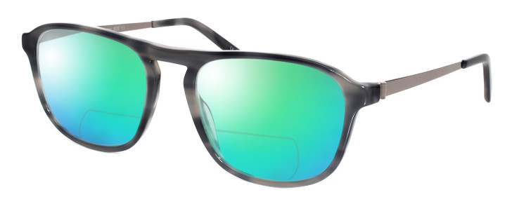 Eyebobs Schmoozer 609 11 Polarized Bi-Focal Sunglass Grey Tortoise&GunMetal 51mm