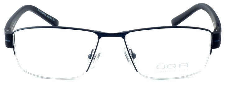 OGA Designer Eyeglasses 7922O-BN051 in Black & Blue :: Custom Left & Right Lens