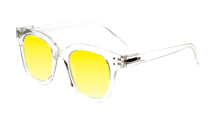 Medspex R785 Crystal Clear Gold Yellow Color Therapy Reading Glasses