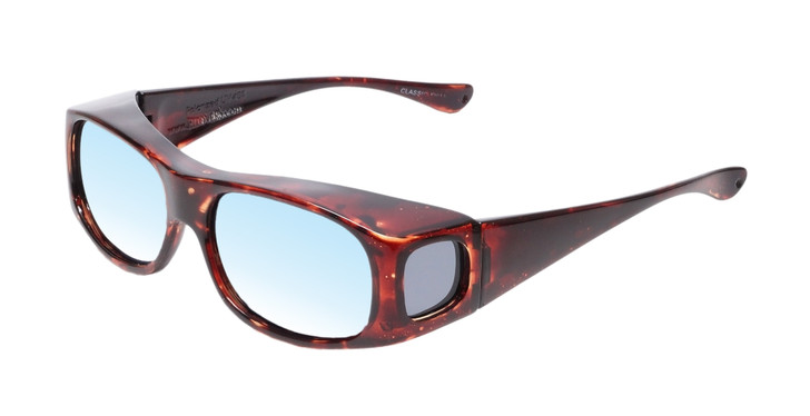 Medspex Fl012 Tortoise Havana Deep Dark Blue Color Therapy Reading Glasses