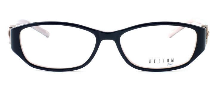 Helium Paris Designer Eyeglasses 4130R in Black/Purple :: Custom Left & Right Lens