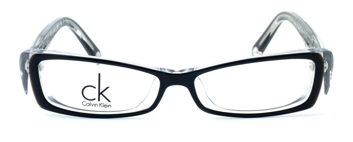 Calvin Klein Designer Eyeglasses 5558 in Black-Clear :: Custom Left & Right Lens