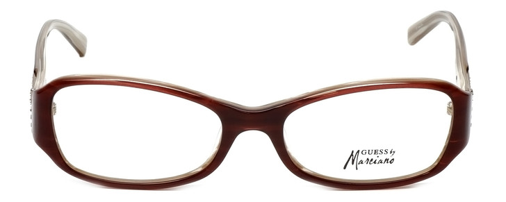 Guess by Marciano Designer Eyeglasses GM142-AMB in Amber :: Custom Left & Right Lens
