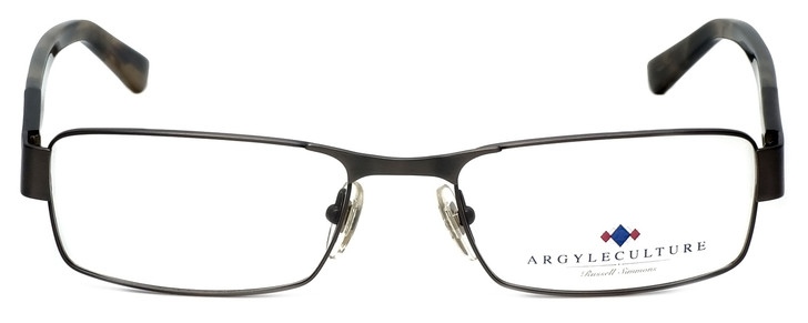 Argyleculture Designer Eyeglasses Dorsey in Gunmetal :: Custom Left & Right Lens