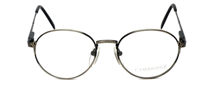 Regency Designer Eyeglasses Cambridge in Antique Silver 52mm :: Custom Left & Right Lens