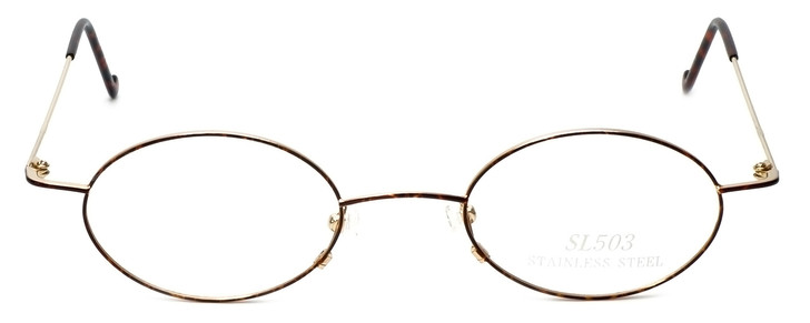 Regency Designer Eyeglasses SL503 in Gold-Tortoise 48mm :: Custom Left & Right Lens