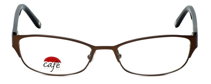 Silver Dollar Designer Eyeglasses Café 3152 in Camel 52mm :: Custom Left & Right Lens