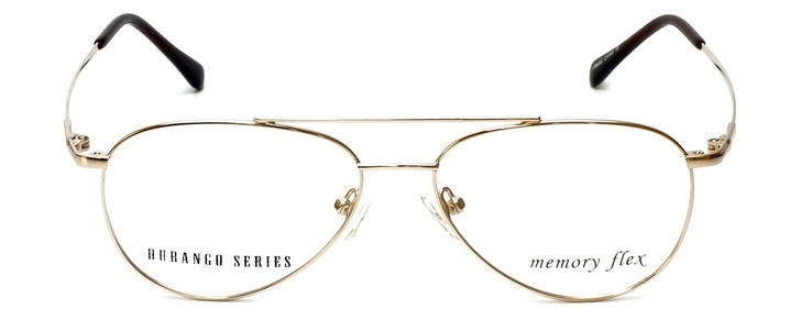 Silver Dollar Designer Eyeglasses Gunnison in Gold 54mm :: Custom Left & Right Lens