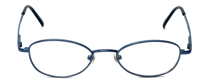 Flex Collection Designer Eyeglasses FL-76 in Blue 46mm :: Custom Left & Right Lens