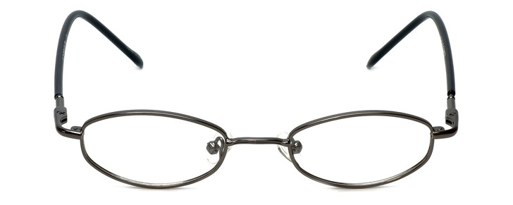 FlexPlus Collection Designer Eyeglasses Model 96 in Gunmetal 43mm :: Custom Left & Right Lens