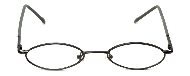 FlexPlus Collection Designer Eyeglasses Model 101 in Gunmetal 45mm :: Custom Left & Right Lens