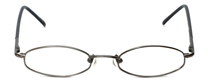 FlexPlus Collection Designer Eyeglasses Model 102 in Gunmetal 46mm :: Custom Left & Right Lens