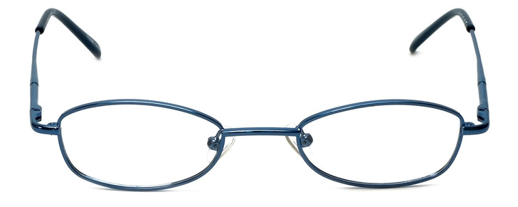 FlexPlus Collection Designer Eyeglasses Model 105 in Blue 45mm :: Custom Left & Right Lens