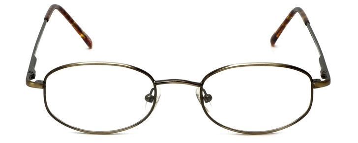 MetalFlex Designer Eyeglasses Model N in Ant-Gold 49mm :: Custom Left & Right Lens