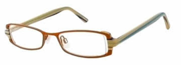 Valerie Spencer 9120 in Tangerine Designer Reading Glasses