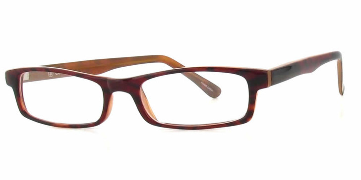 Calabria Soho 56 Brown Designer Eyeglasses :: Rx Single Vision