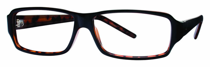 Calabria Soho 82 Black Tortoise Designer Eyeglasses :: Rx Single Vision