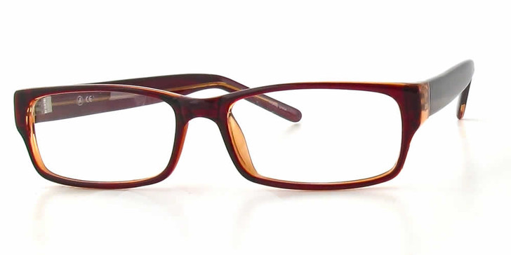 Calabria Soho 85 Brown Designer Eyeglasses :: Rx Single Vision