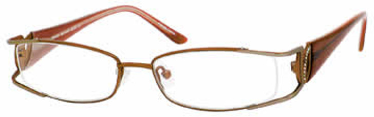 Valerie Spencer Designer Eyeglasses 9206 in Brown :: Rx Single Vision