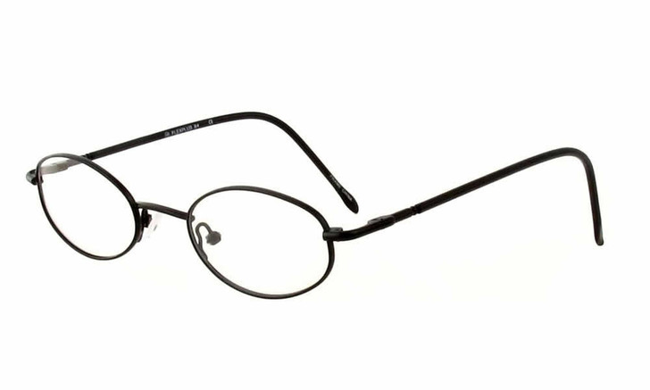 Calabria FlexPlus 84 Matte Black Eyeglasses :: Rx Single Vision