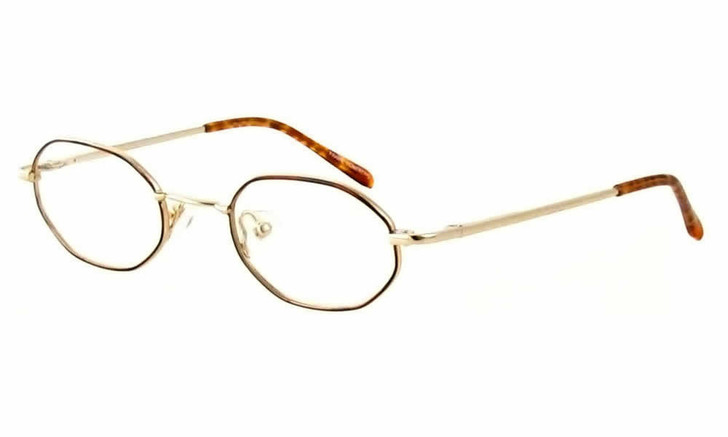 Calabria MetaFlex EE Chrome 39 mm Eyeglasses :: Rx Single Vision