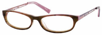 Seventeen 5358 in Brown Designer Eyeglasses :: Rx Single Vision