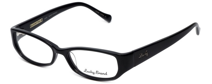 Lucky Brand Designer Eyeglasses Sadie in Black Sparkle :: Rx Single Vision