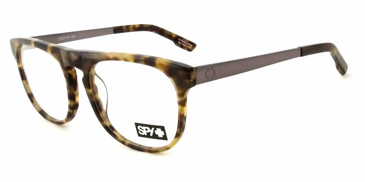 Spy+ Rx Designer Eyeglasses Maxwell in Desert-Tortoise & Gun-Metal :: Rx Single Vision