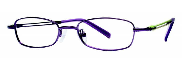 Calabria Viv Kids 107 Designer Eyeglasses in Violet :: Rx Single Vision