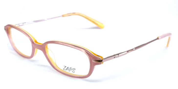 Calabria Viv Kids Zaps 14 Designer Eyeglasses in Pink & Yellow :: Rx Single Vision