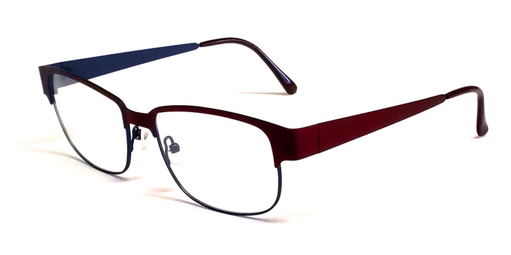 Calabria Vintage Eyewear Collection 7021 in Brown-Blue :: Rx Single Vision