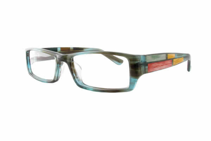 Calabria Designer Eyeglasses Calabria 855 Green :: Rx Single Vision