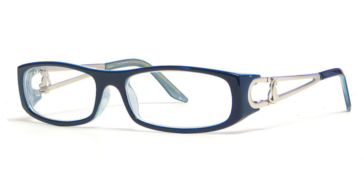 Calabria "Opti Clear" Designer Eyeglasses 3479 in Blue :: Rx Single Vision