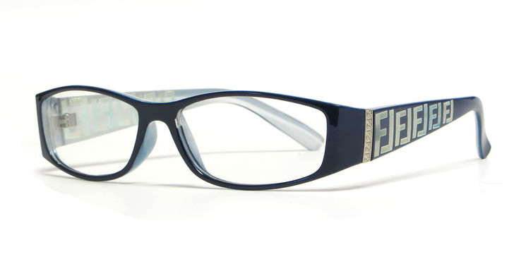 Calabria "Opti Clear" Designer Eyeglasses 3488 in Blue :: Rx Single Vision